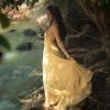 Yellow Gold Padma Dress Bohemian Goddess Beach Resort