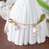 Lily Valley Bracelet Handmade Jewelry Floral Resin Wedding