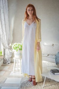 Linen Slip Dress Camisole Women Plus Size Midi